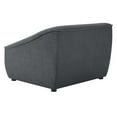 thumbnail image 6 of Armchair Accent Chair, Fabric, Dark Grey Gray, Modern Contemporary Urban Design, Living Lounge Room Hotel Lobby Hospitality, 6 of 8