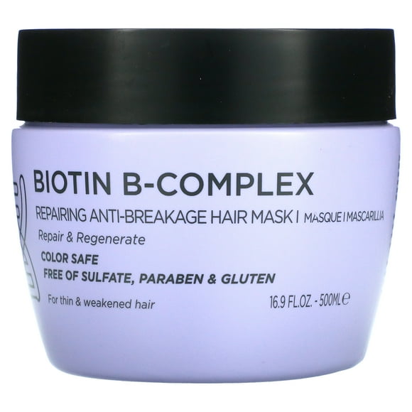 Luseta Beauty, Biotine B-Complexe, Masque Capillaire Anti-Casse Réparatrice, 16,9 fl oz (500 ml)