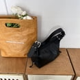thumbnail image 4 of IELGY women's messenger and one shoulder bag all-match black fashion bag, 4 of 9