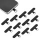 thumbnail image 1 of 12 piezas de Tab de Tether para teléfono, parche de lanyard universal en forma de T, parte de reemplazo para la mayoría de las fundas de teléfonos inteligentes, negro, 1 of 6
