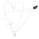 thumbnail image 3 of 1 juego de collar para pareja con rompecabezas de corazón y colgante a juego con cadena, collar de la amistad para amigos y parejas, 3 of 7