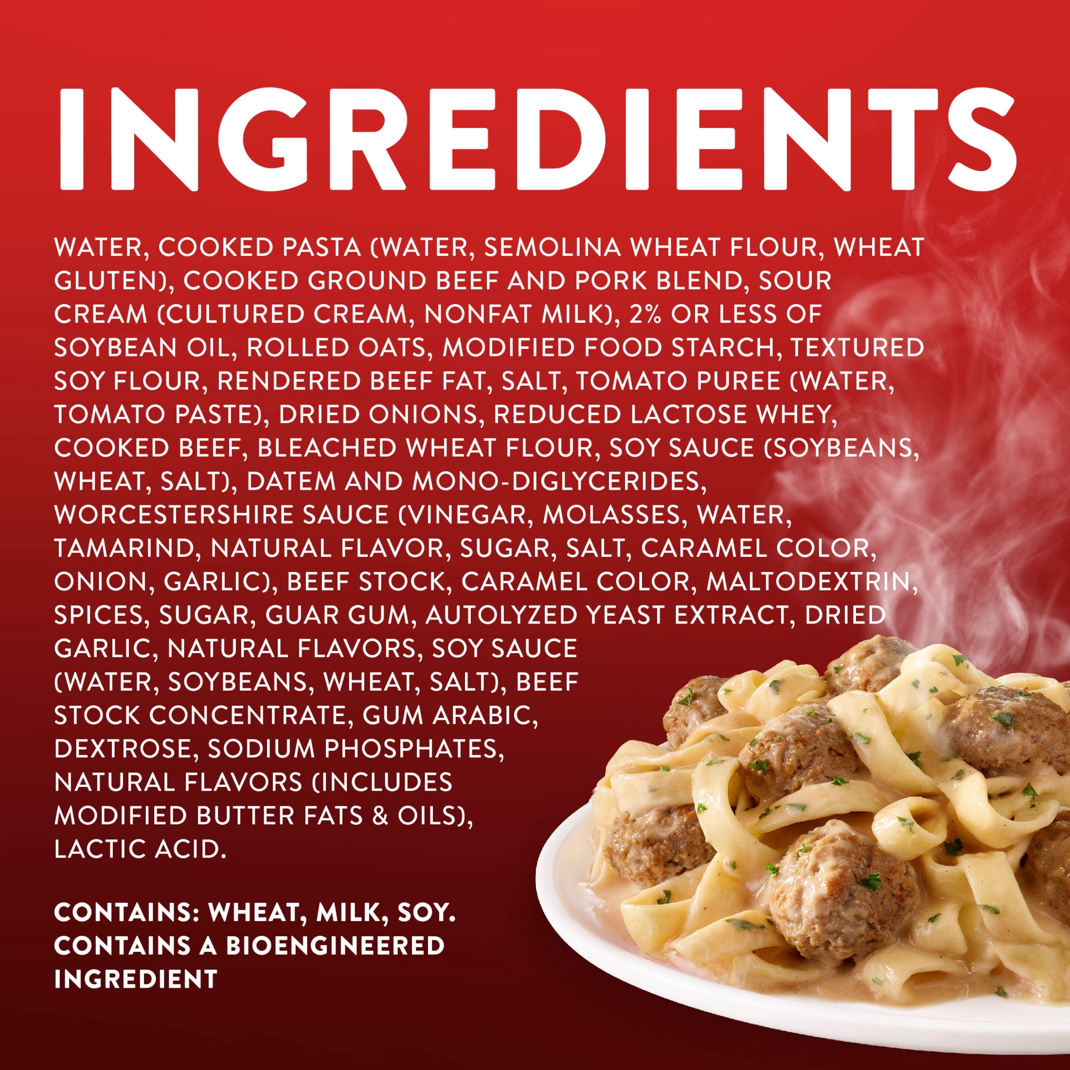 Stouffer’s Swedish Meatballs, Single Serve, Frozen Pasta, Single Frozen Meals 11.5 oz