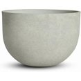 thumbnail image 1 of Grand Pot de Fleurs en Résine pour Arbres – Pot de Plante Rond Léger avec Finition Texturée en Pierre, Résistant aux Intempéries Décoratif Extérieur & Intérieur (Taille Moyenne - 17.7 Pouces), 1 of 4