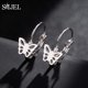 thumbnail image 1 of SMJEL-pendientes de mariposa mate de acero inoxidable para mujer y niña, aretes colgantes de animales encantadores, joyería de moda, 1 of 2