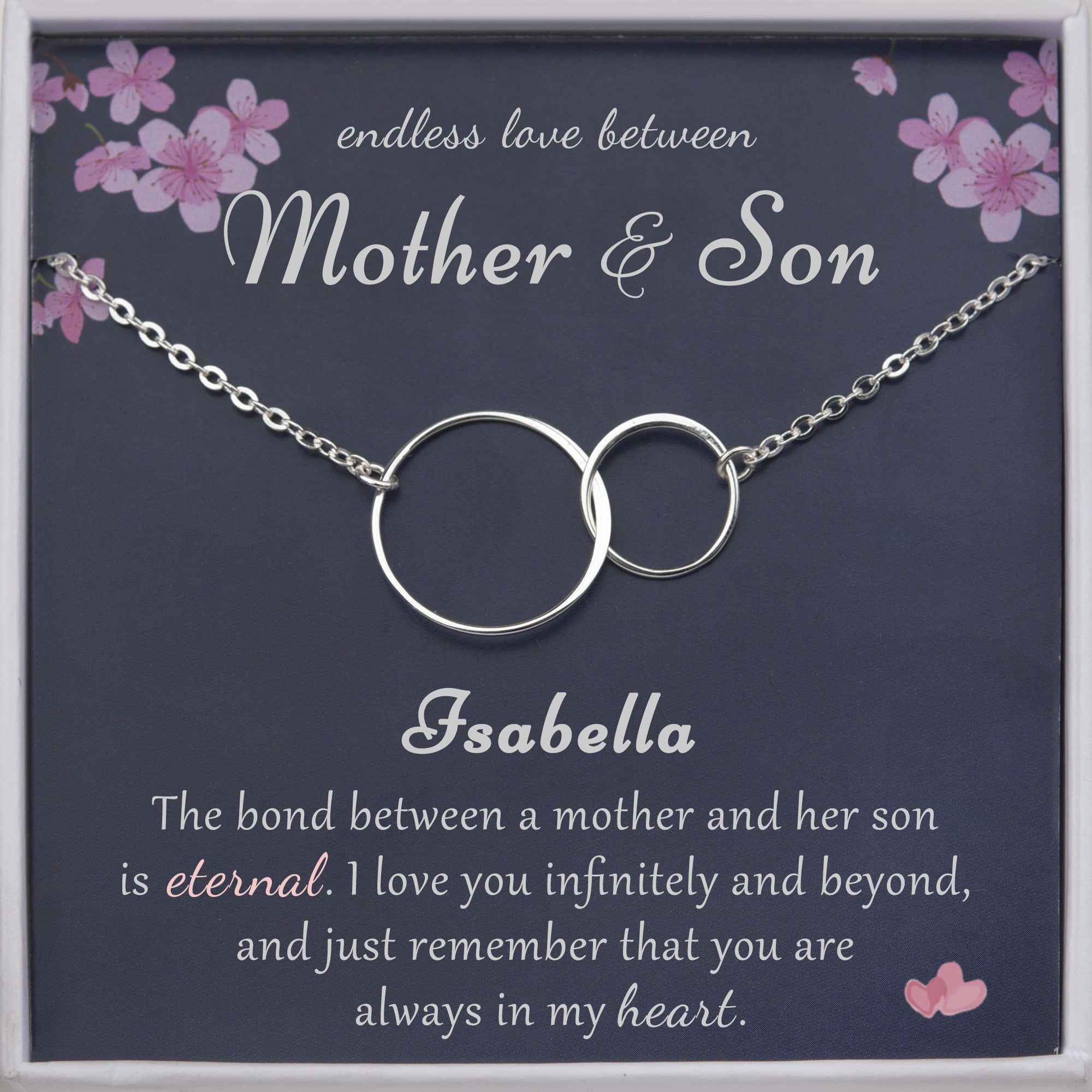 Son Necklace From Mom, Son Gifts From Mom and Dad, Mother and Son Necklace,  Birthday Gift For My Son Graduation Christmas Gifts For Son - P93 |  Amazon.com