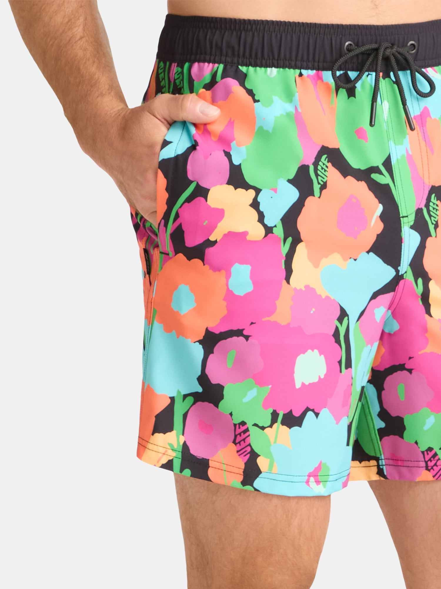 Neff Men's & Big Men's Graphic Swim Trunks, Sizes S-3XL