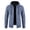 Blue, variant on LYXSSBYX Winter Jackets for Men Clearance Men's Fashion Autumn and Winter Stand Collar Sweater Casual Fleece Jacket