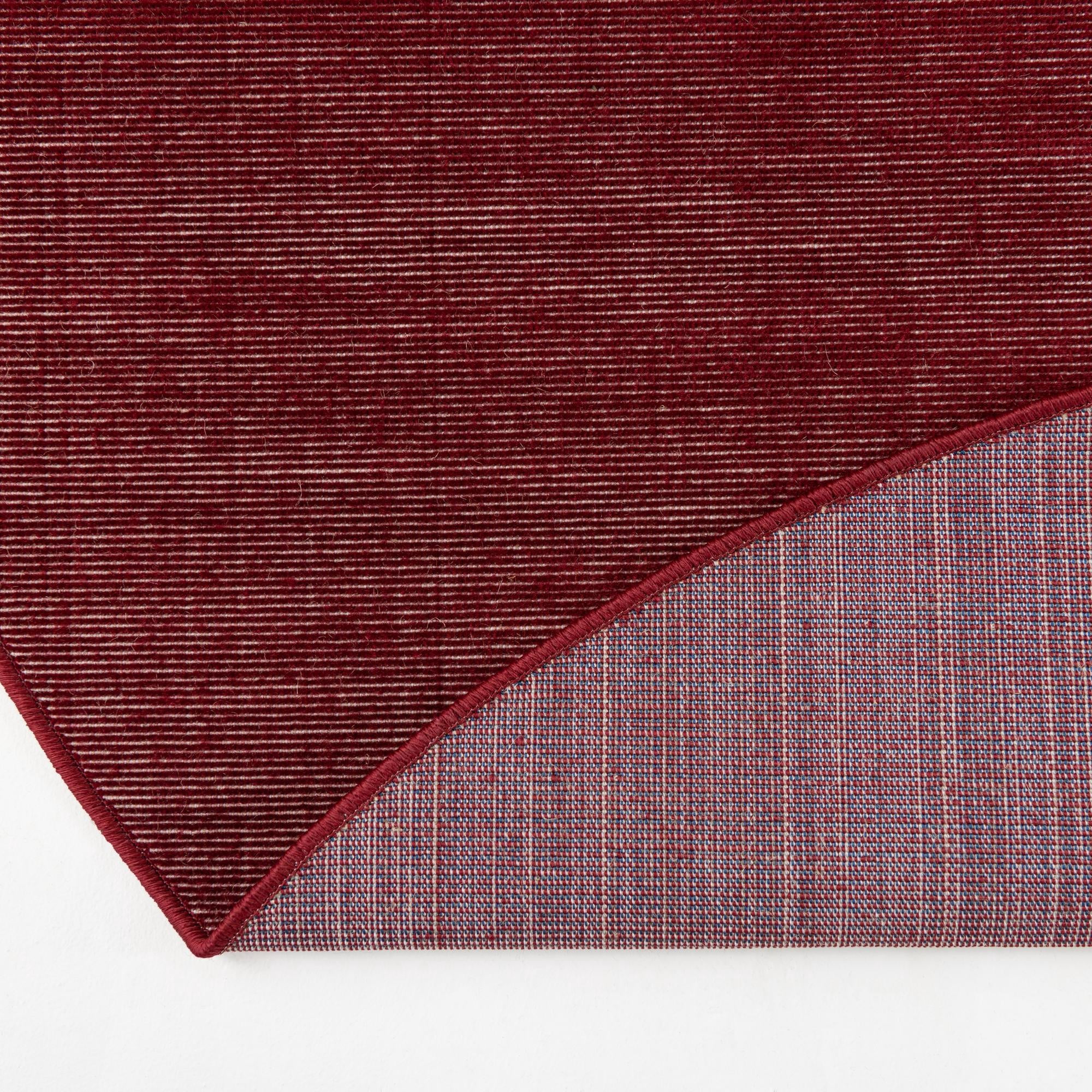 Unique Loom Williamsburg Collection Area Rug - Solid (8' Round Burgundy)