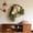 A, variant on Rustic Bohemian Wreath for Front Door, 24" Double-Sided Door Hanging with Linen Bow and Artificial Greenery, Boho Farmhouse Front Door Decor for Porch Wall Window Indoor Outdoor (A)