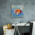 thumbnail image 4 of Epic Graffiti 'Fish Tale' by St. Hilaire Elizabeth, Canvas Wall Art, 18"x18", 4 of 8