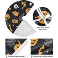 thumbnail image 2 of FMSHPON Halloween Pumpkin Spider Xmas Christmas Tree Skirt Stand Mat for Holiday Party Decoration Indoor Outdoor 36 inches, 2 of 6