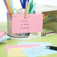 thumbnail image 2 of SHISUYAN 150 Pcs Flash Cards Ruled Index Cards Double Sided Studying Flash Cards Colored Index Cards With Rings, 2 of 8