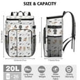 thumbnail image 3 of Travel Cooler Bag - Cute Dogs Camping Beer Cooler Backpack with Bottle Opener- Waterproof Insulated Picnic Backpacks - Cooler Bag for Beach, 3 of 6