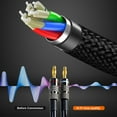 thumbnail image 4 of Meamaz 10FT 2 Male-to-Male Connectors Banana Plugs, Hi Fi Speaker Wire, Electrical OFC 12 Gauge Wire 100% Copper Audio Cable,1 Pack, 4 of 9