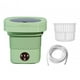 thumbnail image 5 of Lavadora portátil Lavadora pequeña Conveniente Lavadora de cubo plegable automática 6.5L Mini Lavadora plegable Lavadora de ropa para calcetines de verde mayimx mini lavadora, 5 of 9