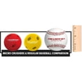 thumbnail image 4 of PowerNet Micro Crusher Training Baseballs, Baseball Hitting Trainer for Improved Speed, Power & Coordination, Batting Practice Baseballs 12 Pack (Red), 4 of 7