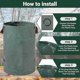 thumbnail image 5 of 3Pack Heavy Duty Yard Waste Bags - 272L Reusable Garden Bags with Handles - Industrial Fabric for Leaves Waste Debris - Waterproof Garden Waste Bags, 5 of 5