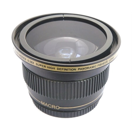 Super Wide Hi Def Fisheye Lens for FujiFilm X-T3 (58mm Compatible)