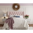 thumbnail image 2 of Lillian August Harlow Upholstered Headboard King Size Dusty Mauve, 2 of 9