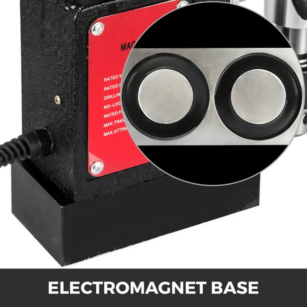 VEVOR Taladro Magnetico Industrial 35 mm 10000 N Taladradora Magnetico 680 RPM
