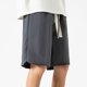 thumbnail image 4 of pstuiky Pantalones cortos casuales para hombre, Pantalones cortos casuales de color sólido con cintura elástica y bolsillo con cordón para hombre Pantalones cortos cargo, 4 of 5