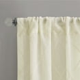 thumbnail image 3 of Madison Park Irina Diamond Sheer Window Curtain Panel in Ivory, 50"x95", 3 of 5