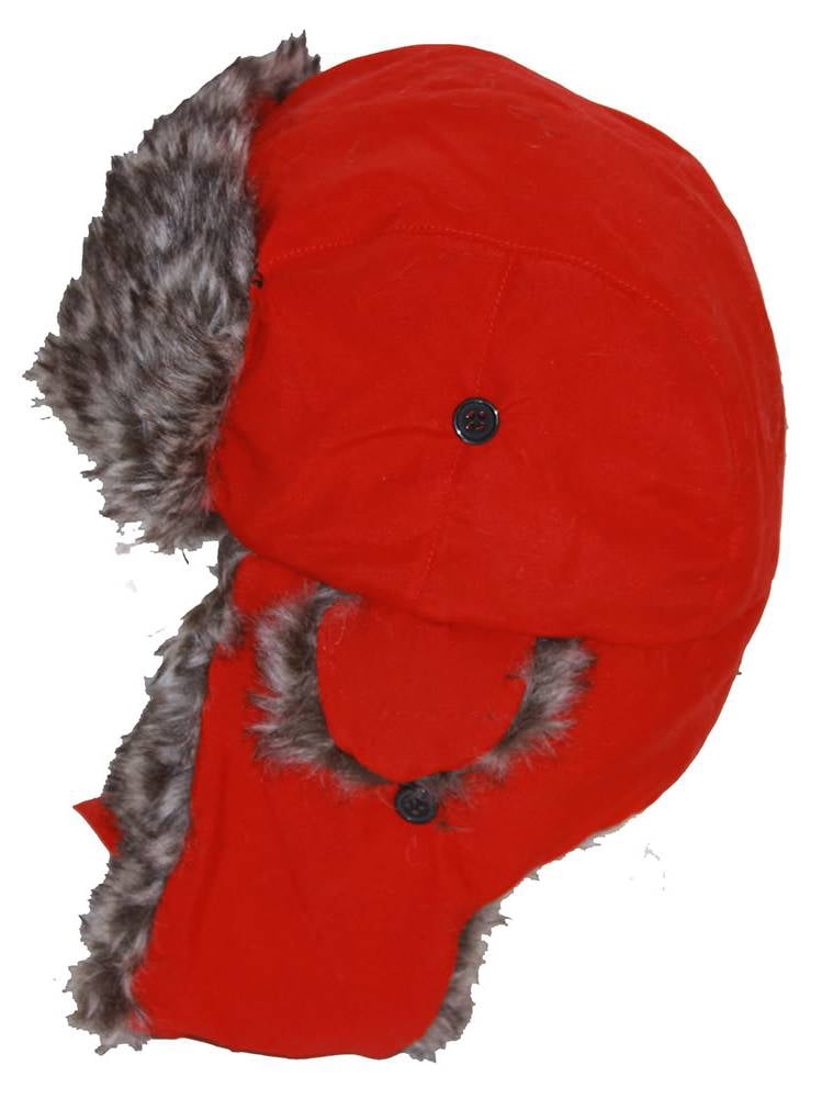 Ushanka Faux Fur Trapper Winter Flight 