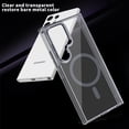 thumbnail image 4 of for Samsung Galaxy s24 Ultra Case Hard [Compatible with Magsafe Wireless Charging] Yellowing Resistant Magnetic Cover Clear para S 24 Ultra 6.8 '' 5G 2024 Rugged Best Phone Cases Gray, 4 of 12