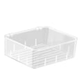 thumbnail image 4 of Caja de almacenamiento Ticfox transparente para calcetines y ropa interior con diseño de partición, 4 of 14