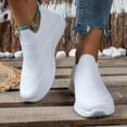 thumbnail image 2 of NOKIO Womens Tennis Shoes S𝗅ip On Laceless Trainers Shoes Non S𝗅ip Running Sneakers Gym Workout Comfortable Wide Width Sport Shoes Athlet𝗂c Bowling Shoes Fashion Lightweight Walking Shoes, 2 of 5