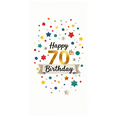 thumbnail image 3 of LUUFILx Colorful 70th Birthday Banner with Star and Confetti Elements Background Backdrop Party Supplies Photography Props for Birthday Party Decoration, 3 of 8