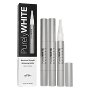 PurelyWHITE DELUXE Whitening Kit Refills, Maintain Your Beautiful Smile, Teeth Whitening Results In Just 7 Minutes