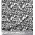 thumbnail image 1 of Soimoi Cotton Duck Fabric Waves Shirting Print Fabric by Yard 42 Inch Wide, 1 of 1