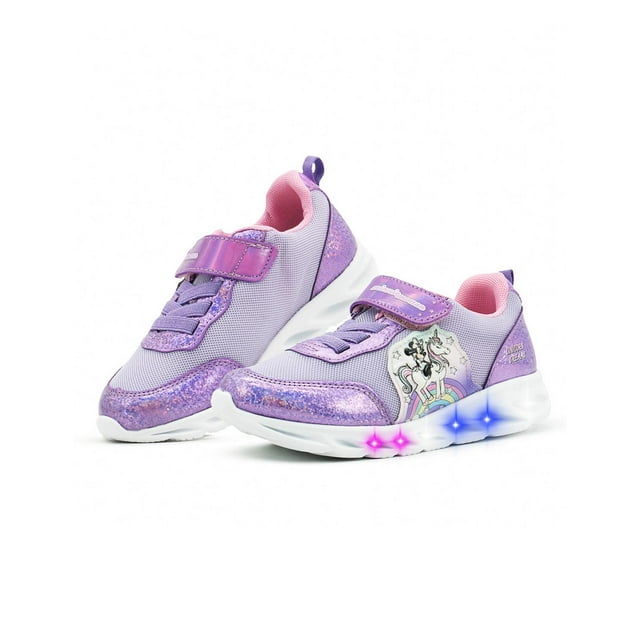Tenis Luces Tropicana para Niña Disney® Minnie Mouse Unicornio 15-21.5 Lavanda 19.5