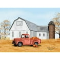 thumbnail image 2 of Jacobs, Billy 32x25 Gold Ornate Wood Framed with Double Matting Museum Art Print Titled - Pumpkin Harvest, 2 of 4