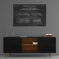 thumbnail image 3 of Epic Art 'Racing Car, Model Slot Type Blueprint Patent Chalkboard,' Acrylic Glass Wall Art, 36"x24", 3 of 5