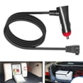 thumbnail image 4 of 12V 24V DC Power Cable For Portable Car Refrigerator Freezer 18 AWG Cigarette Lighter Plug, 4 of 7