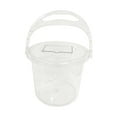 thumbnail image 3 of Clear Bucket Water Container Drinks Storage Transparent PET Material for Household Car Wash Camping, 3 of 9