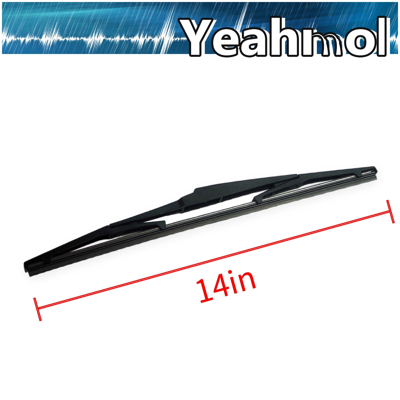 Yeahmol Front and Rear Windshield Wiper Blades (pack of 3) Fit For 2008-2006 Lexus RX400h，26"+22"+14A，Y28H3J10B