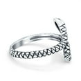 thumbnail image 2 of Snake Band Ring 925 Sterling Silver Size 8, 2 of 6