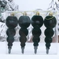 thumbnail image 2 of 4PCS Soft Flocking Gourd Holiday Ornaments Christmas Tree Decoration With Festival Velvety Texture Pendants, 2 of 8