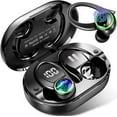 thumbnail image 1 of Auriculares inalámbricos deportivos JM Bluetooth 5.3 HD Mic 50H reproducción IP7 impermeable, 1 of 7