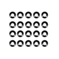 thumbnail image 3 of Garage Door Hinge Quiet Roller Sleeves Quantity of 20, 3 of 4