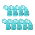 thumbnail image 2 of Cubierta de cabeza de hierro Zulema Golf Iron Headcover 9 piezas, 2 of 6