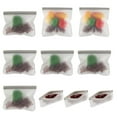 thumbnail image 2 of DEBGFS 10 Pcs Sacs de Rangement Alimentaires Réutilisables Sacs à Collation Réutilisables Sac à Lunch Antigel pour Viande et Légumes Surgelés, 2 of 6