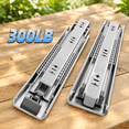 300lbs Heavy Duty Drawer Slides 1 Pair 32 Inch Full Extension Ball ...