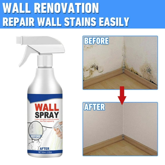 Wall Direct Spray Paint Agent Household Indoor Direct Spray Paint To Cover Stains And Nail Hole Filler for Walls Natural round Drywall Patch Plaster for Walls Plaster for Ceramics Drywall Sheet