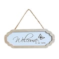 thumbnail image 1 of Letrero de bienvenida de madera a , colgador de letrero de bienvenida, placa rústica de estilo europeo para regalo de decoración de Estilo A BLESIY Letrero decorativo, 1 of 8
