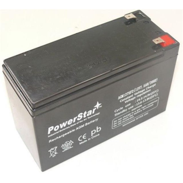 PowerStar AGM1275F2-68 12V 7.5Ah 90W Sla Battery