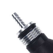 JRL lack& Silver Rubber Fuel Pump Line Hand Primer Bulb